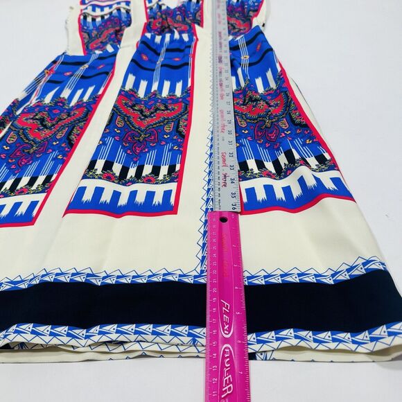 ETRO Women 48 US/12 Knee Length Dress Tribal Multi Color Print Size NWT $1,780 - Picture 10 of 13